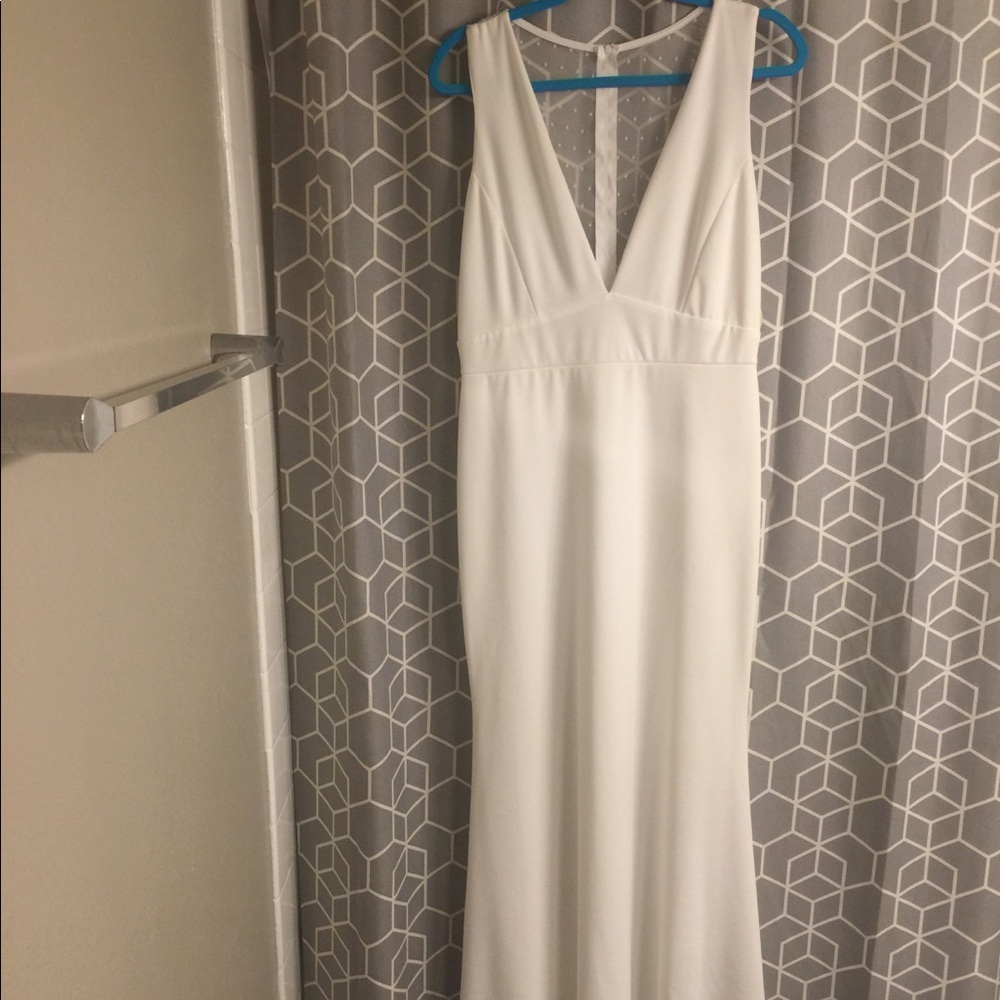 Windsor white formal/wedding mermaid gown